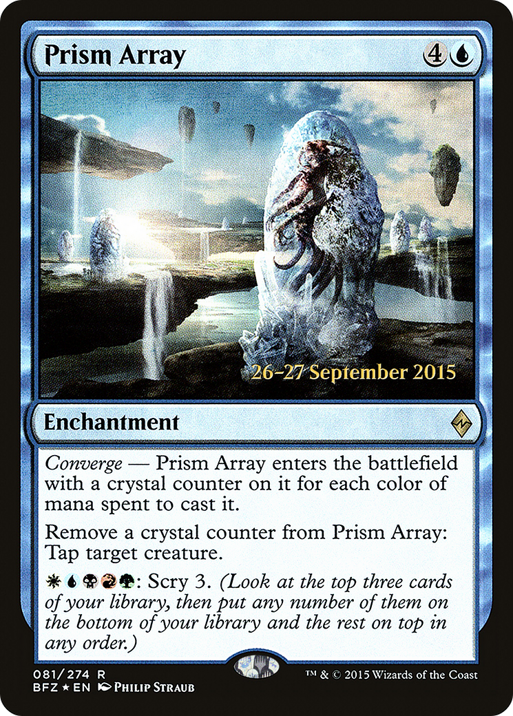 Prism Array (PRE-81S) [Battle for Zendikar Promos] Foil