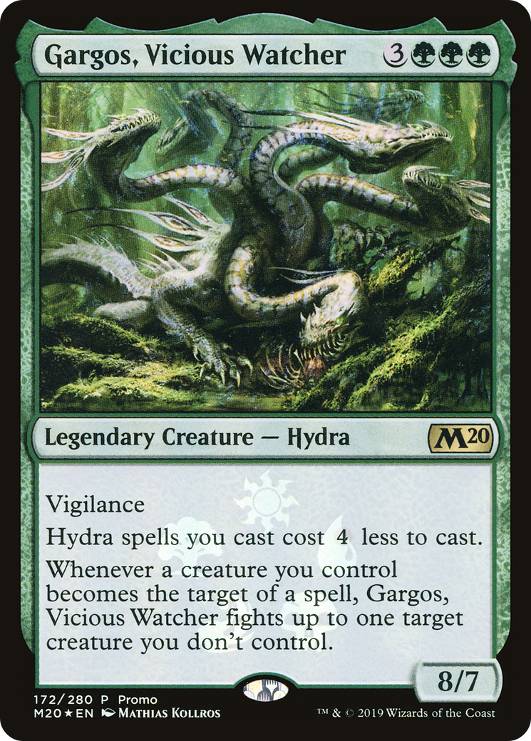 Gargos, Vicious Watcher (MEDIA-172) [Core Set 2020 Promos] Foil