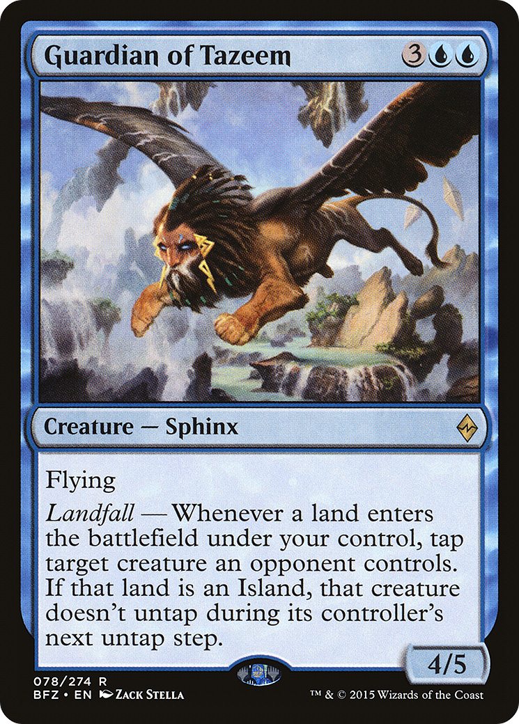 Guardian of Tazeem (BFZ-078) [Battle for Zendikar] Foil