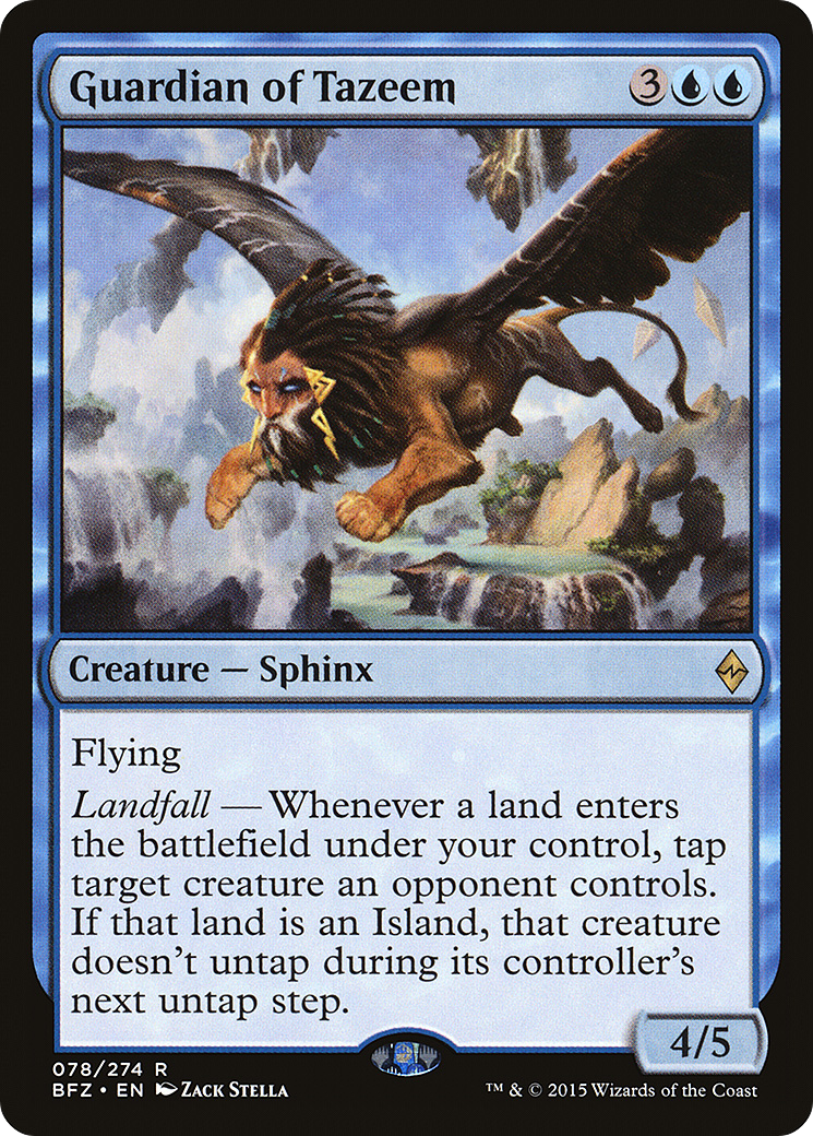 Guardian of Tazeem (BFZ-078) [Battle for Zendikar]