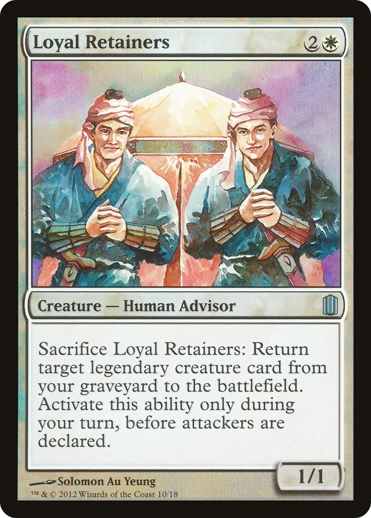 Loyal Retainers (CM1-010) [Commander's Arsenal] Foil