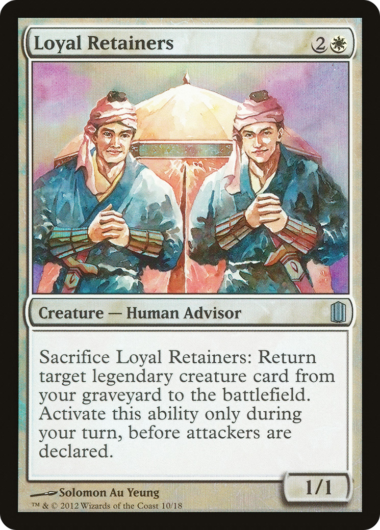 Loyal Retainers (CM1-010) [Commander's Arsenal] Foil