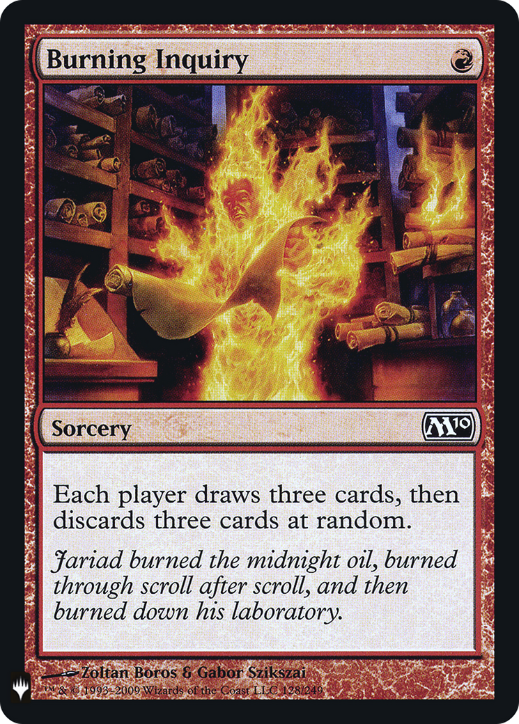 Burning Inquiry (LIST-M10-128) [The List]