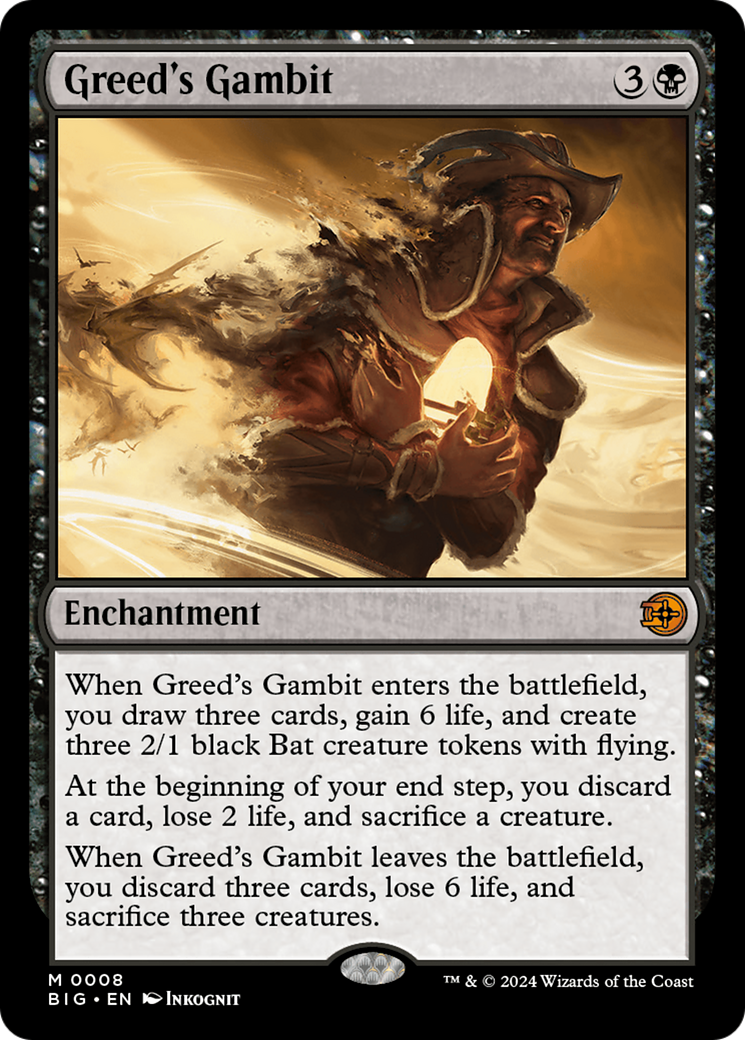 Greed's Gambit (BIG-008) [The Big Score] Foil