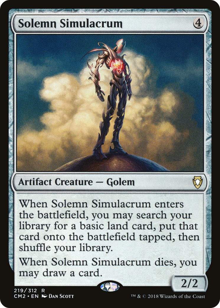 Solemn Simulacrum (CM2-219) [Commander Anthology Volume II]