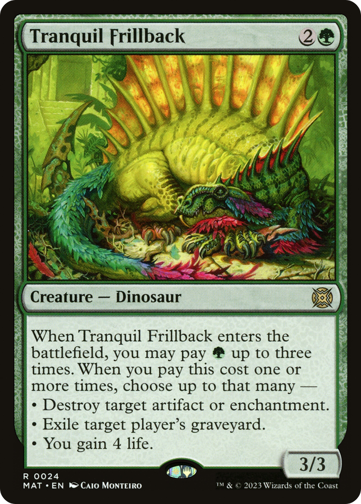 Tranquil Frillback (MAT-024) [March of the Machine: The Aftermath] Foil