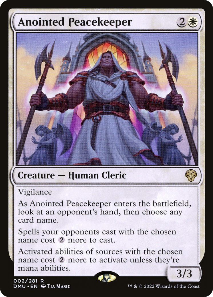 Anointed Peacekeeper (DMU-002) [Dominaria United]