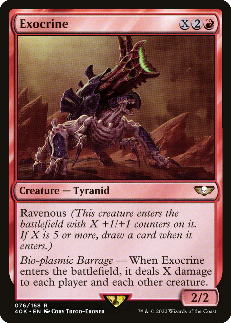 Exocrine (40K-076) [Warhammer 40,000 Commander]