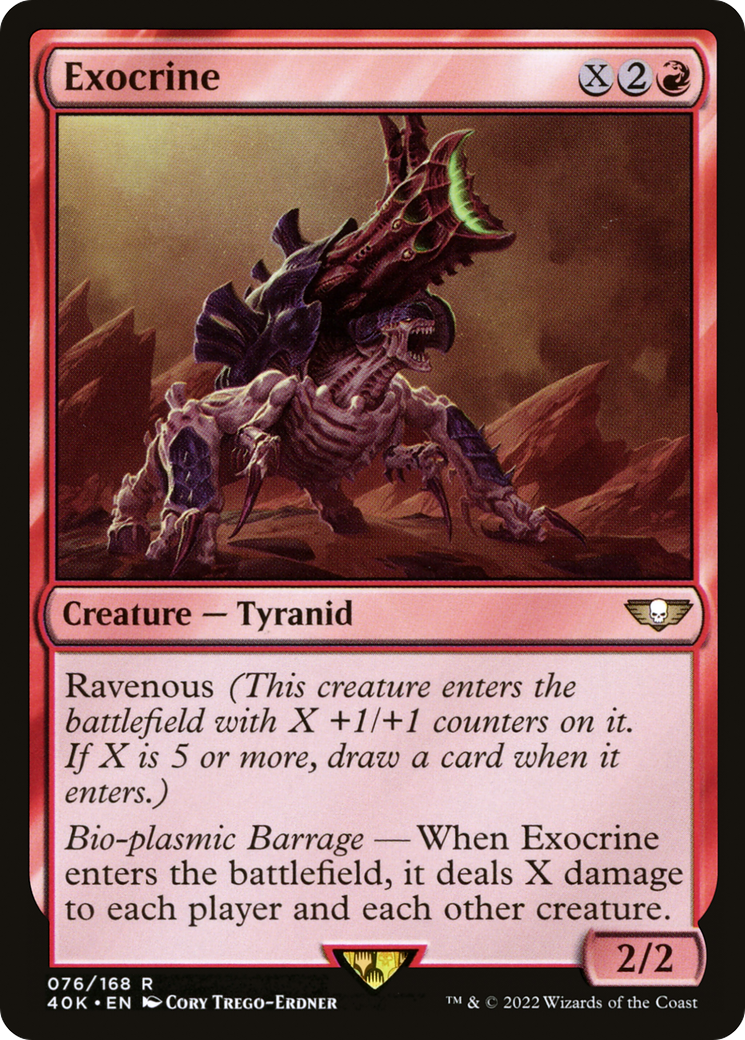 Exocrine (40K-076) [Warhammer 40,000 Commander]
