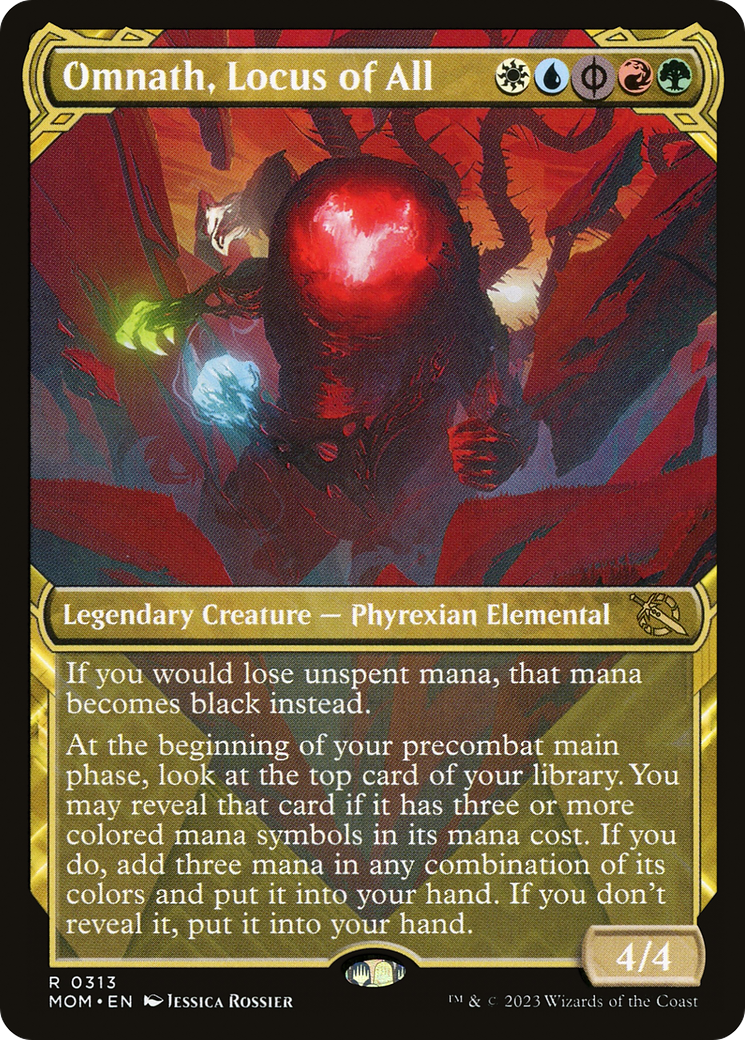 Omnath, Locus of All (MOM-313) [March of the Machine]: (Showcase)