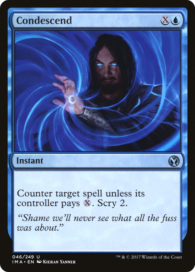 Condescend (IMA-046) [Iconic Masters] Foil