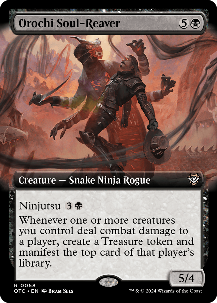 Orochi Soul-Reaver (OTC-058) [Outlaws of Thunder Junction Commander]: (Extended Art)
