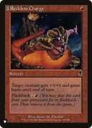 Reckless Charge (LIST-ODY-215) [The List]: (tombstone)