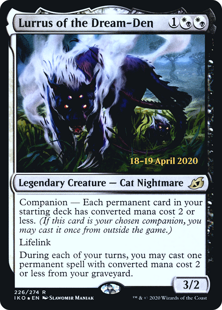 Lurrus of the Dream-Den (PRE-226S) [Ikoria: Lair of Behemoths Promos] Foil