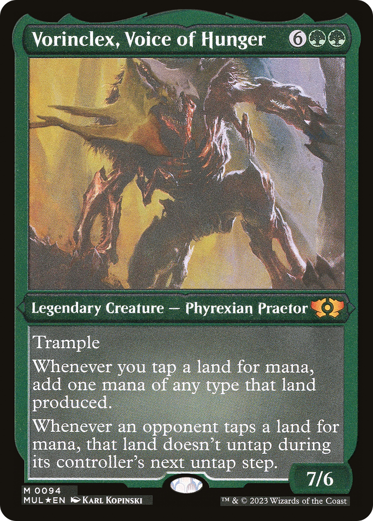 Vorinclex, Voice of Hunger (MUL-094) [Multiverse Legends] Foil