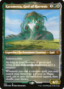 Karametra, God of Harvests (Foil Etched) (CMR-522) [Commander Legends] Foil