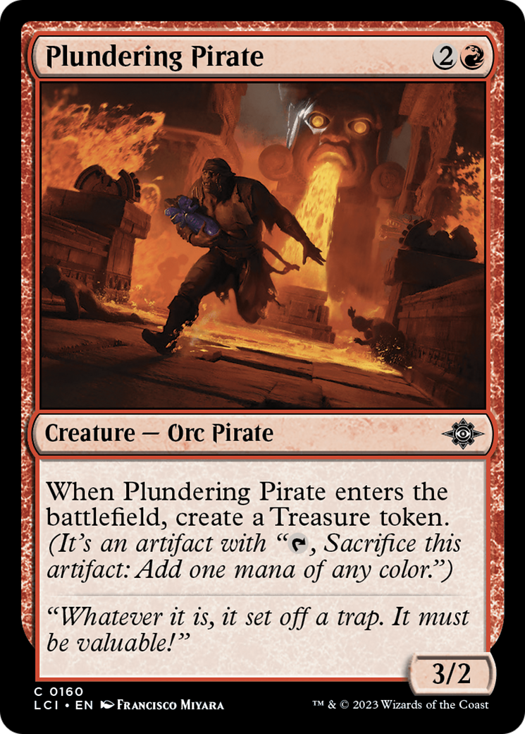 Plundering Pirate (LCI-160) [The Lost Caverns of Ixalan]