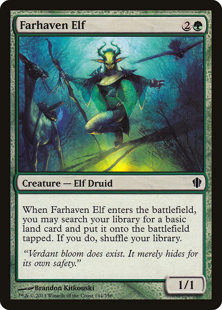 Farhaven Elf (C13-144) [Commander 2013]