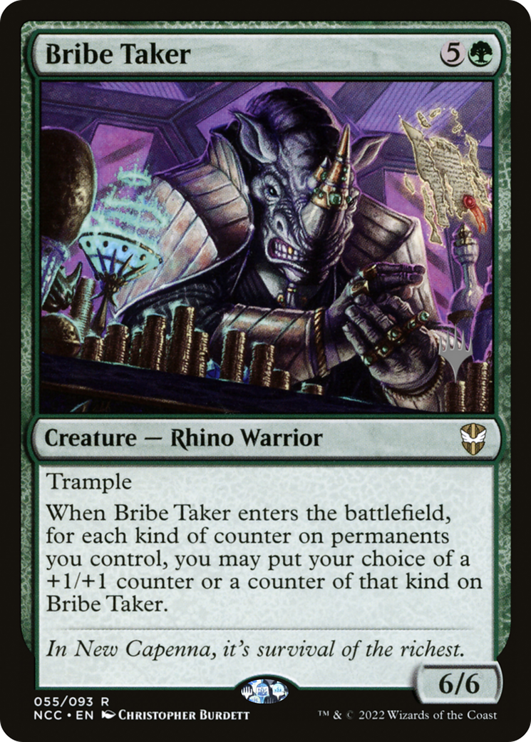 Bribe Taker (PPSNC-055) [Promo Pack: New Capenna Commander Promos] Foil