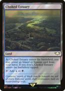 Choked Estuary (Surge Foil) (40K-268) [Warhammer 40,000 Commander] Foil