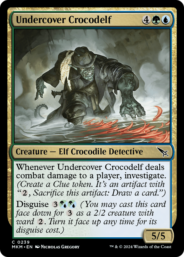 Undercover Crocodelf (MKM-239) [Murders at Karlov Manor] Foil