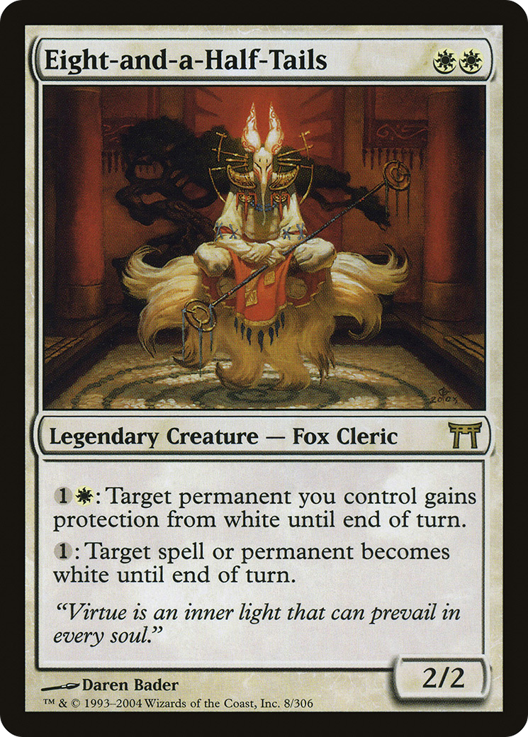 Eight-and-a-Half-Tails (CHK-008) [Champions of Kamigawa] Foil
