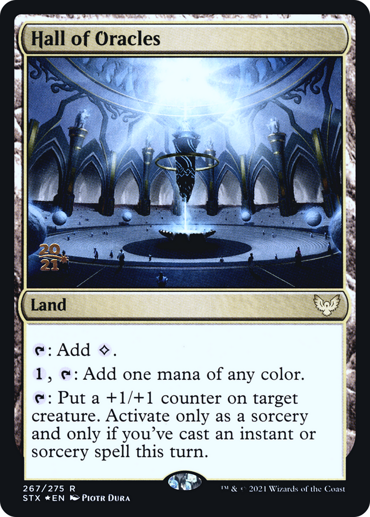Hall of Oracles (PRE-267S) [Strixhaven: School of Mages Promos] Foil