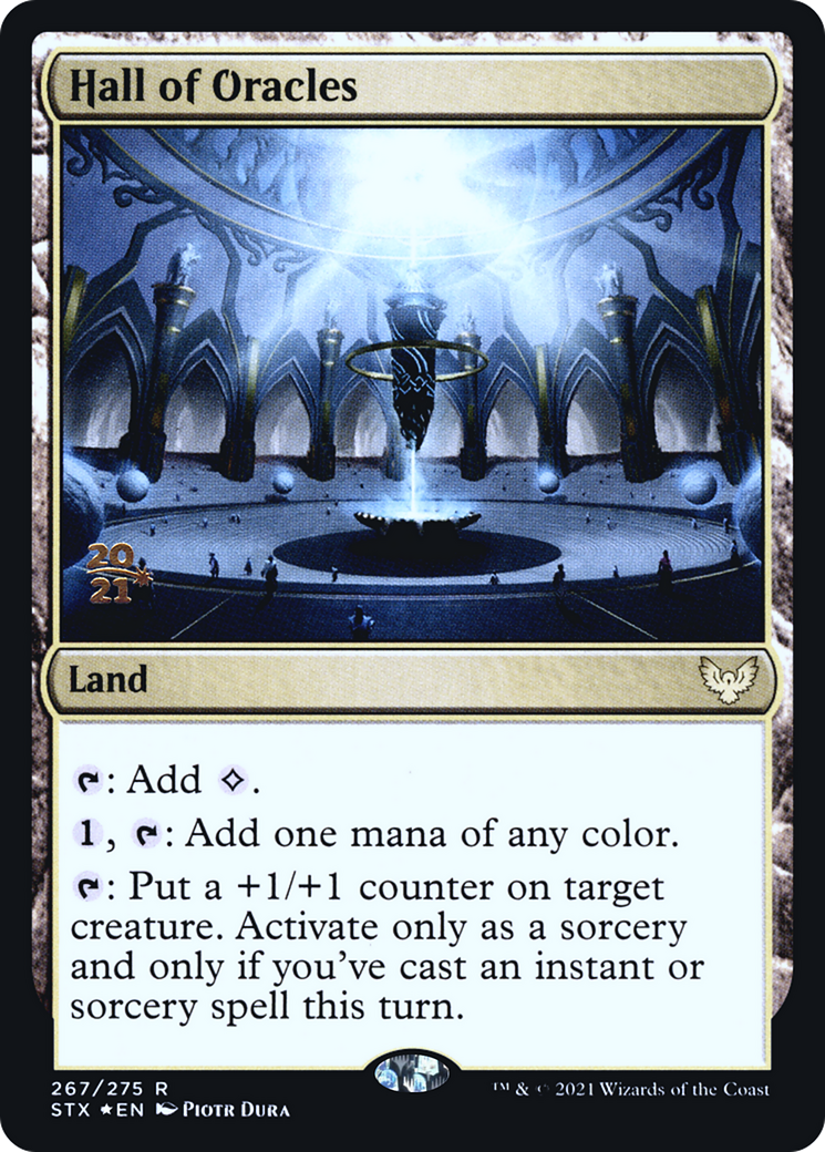 Hall of Oracles (PRE-267S) [Strixhaven: School of Mages Promos] Foil