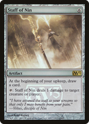 Staff of Nin (LARP-217★) [Magic 2013 Promos] Foil