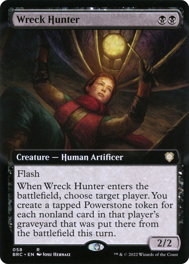 Wreck Hunter (Extended Art) (BRC-058) [The Brothers' War Commander]