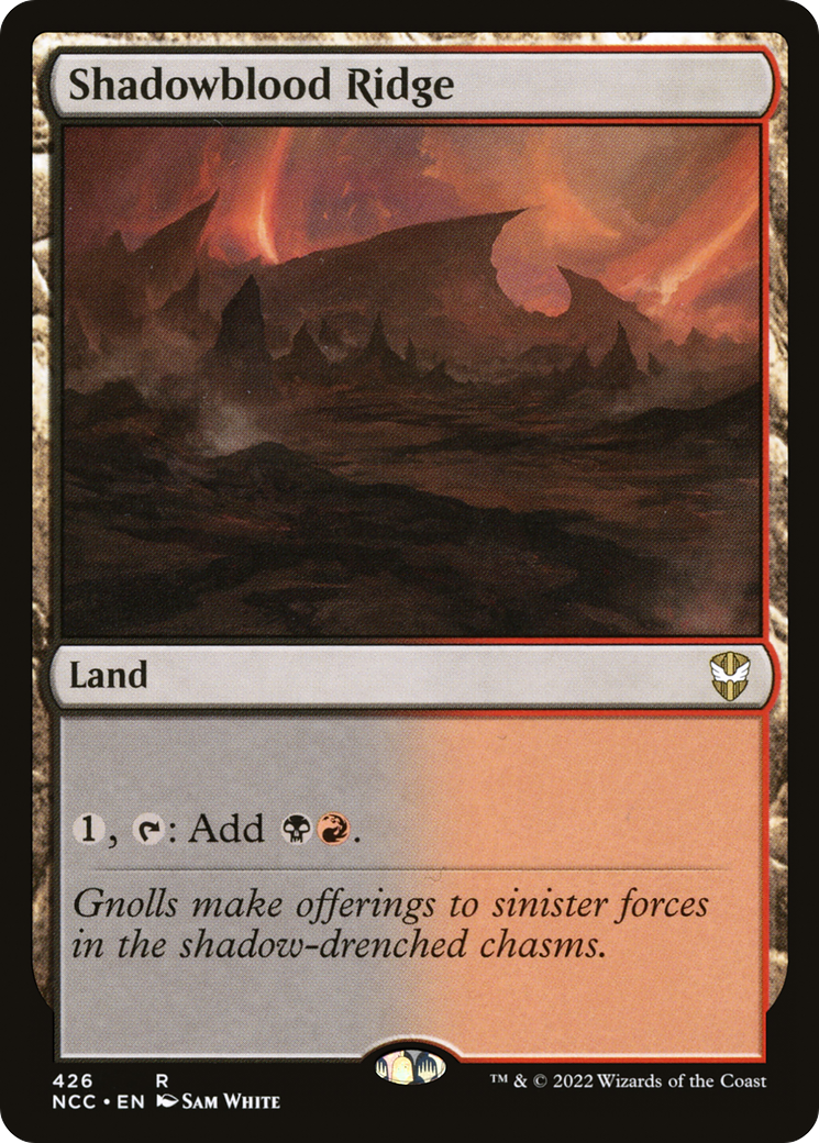 Shadowblood Ridge (NCC-426) [New Capenna Commander]