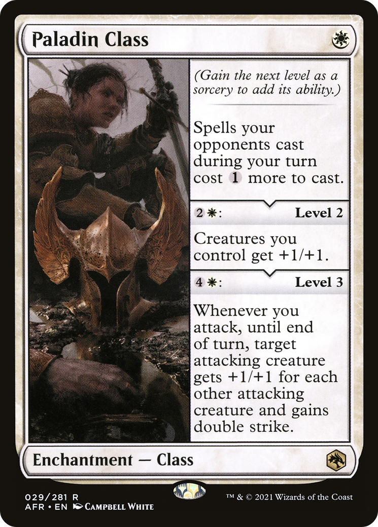 Paladin Class (AFR-029) [Adventures in the Forgotten Realms]