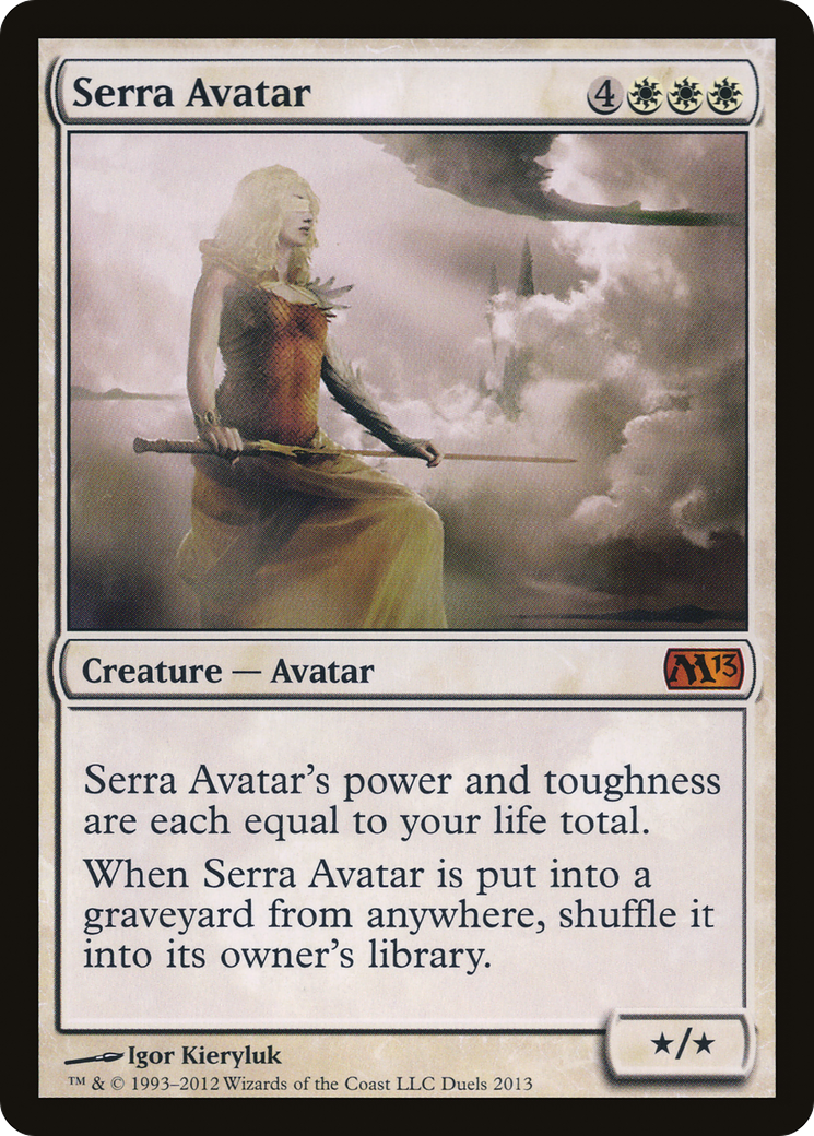 Serra Avatar (MEDIA-002) [Duels of the Planeswalkers 2013 Promos]