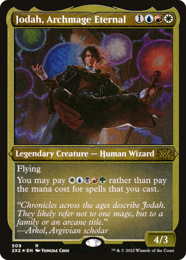 Jodah, Archmage Eternal (2X2-509) [Double Masters 2022] Etched Foil
