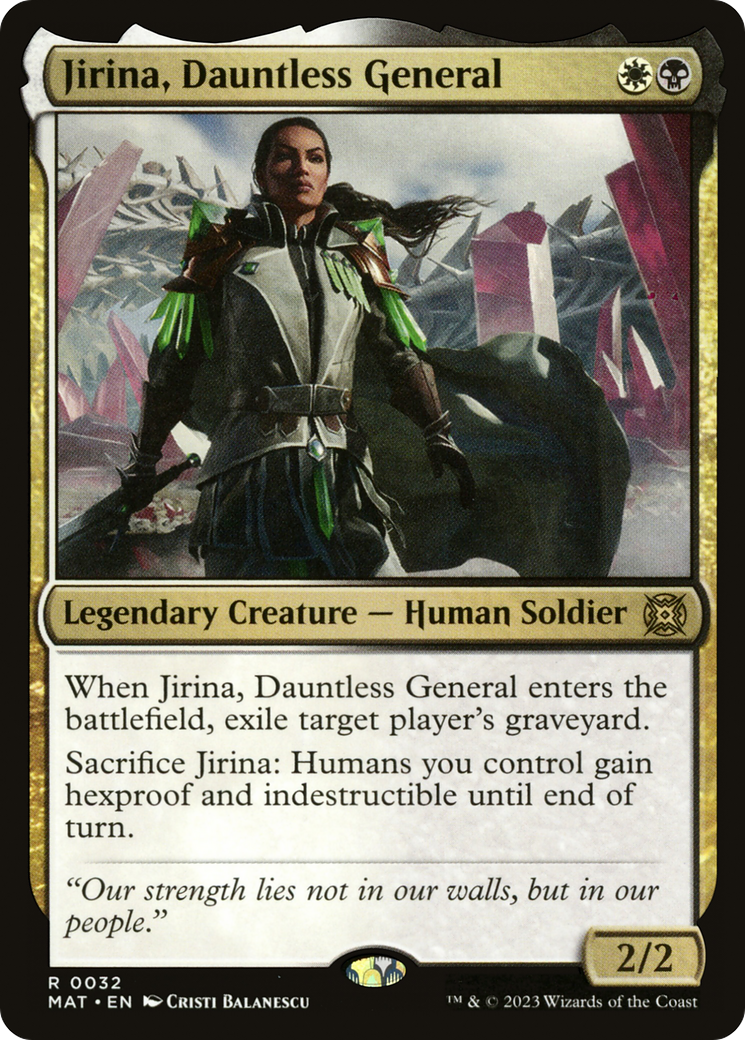 Jirina, Dauntless General (MAT-032) [March of the Machine: The Aftermath]