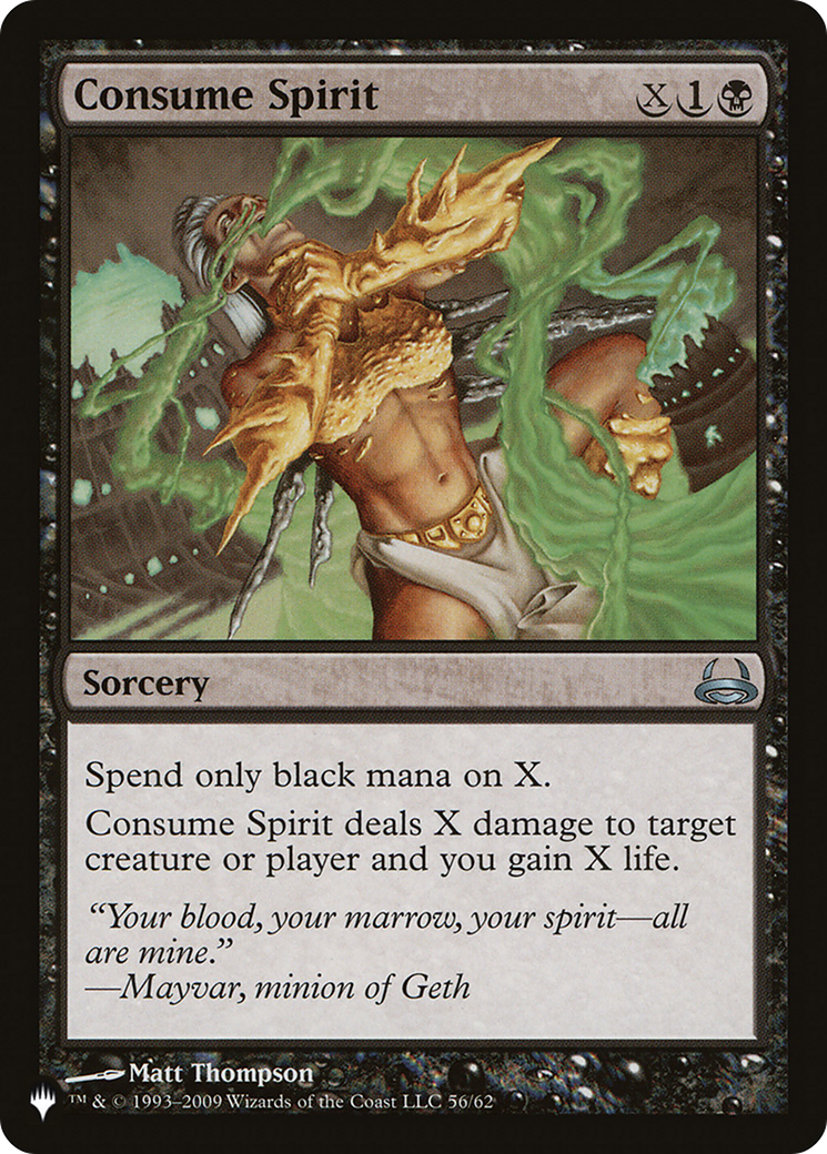 Consume Spirit (LIST-DDC-56) [The List]