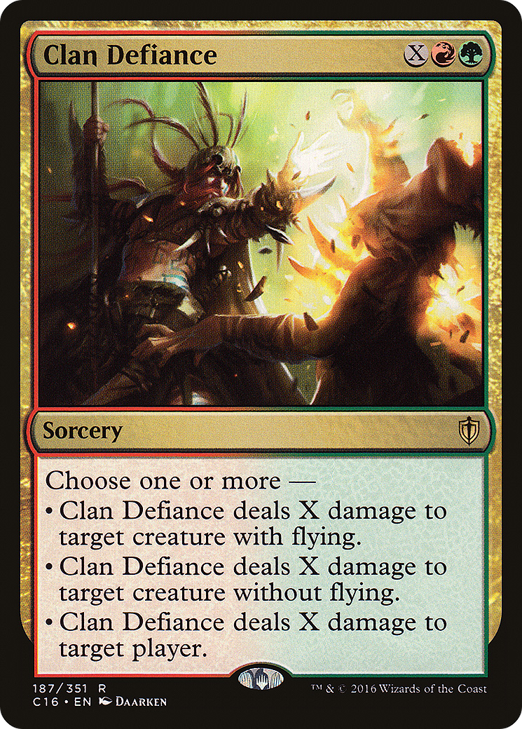 Clan Defiance (C16-187) [Commander 2016]
