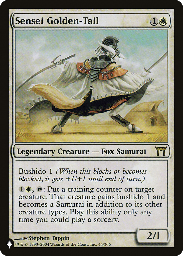Sensei Golden-Tail (LIST-CHK-44) [The List]
