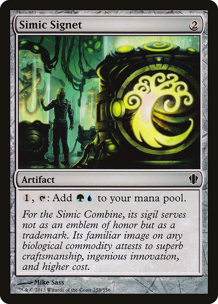 Simic Signet (C13-258) [Commander 2013]