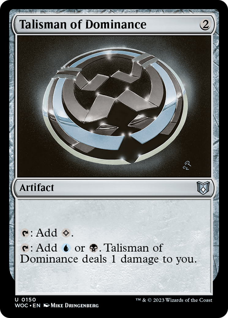 Talisman of Dominance (WOC-150) [Wilds of Eldraine Commander]