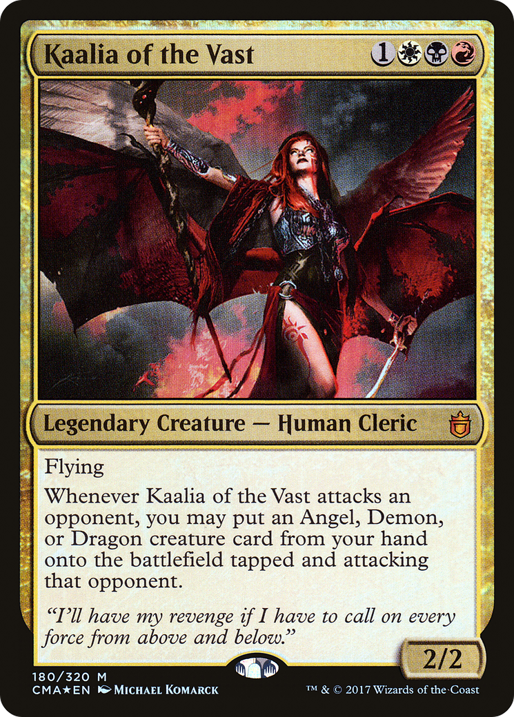 Kaalia of the Vast (CMA-180) [Commander Anthology] Foil