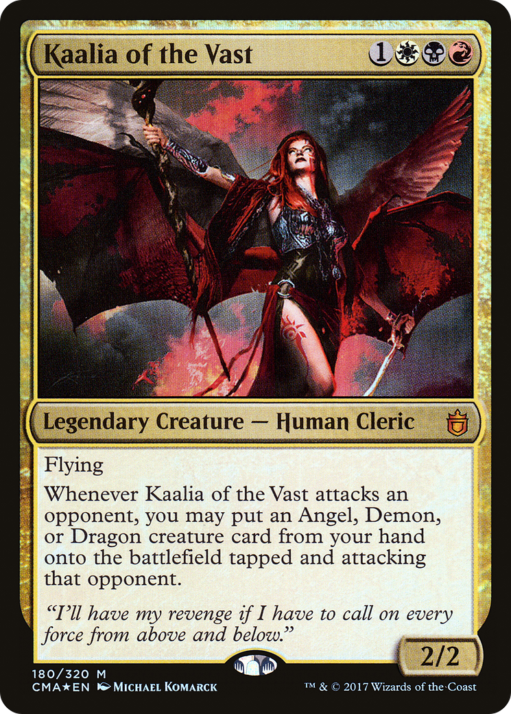 Kaalia of the Vast (CMA-180) [Commander Anthology] Foil