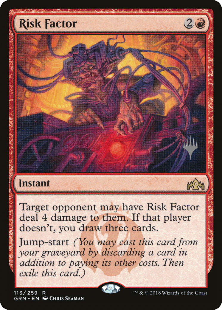 Risk Factor (PPM20-113P) [Promo Pack: Guilds of Ravnica Promos]