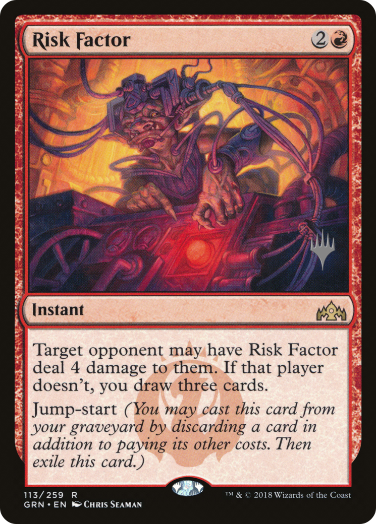 Risk Factor (PPM20-113P) [Guilds of Ravnica Promos]