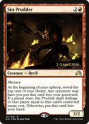 Sin Prodder (PRE-181S) [Shadows over Innistrad Promos] Foil
