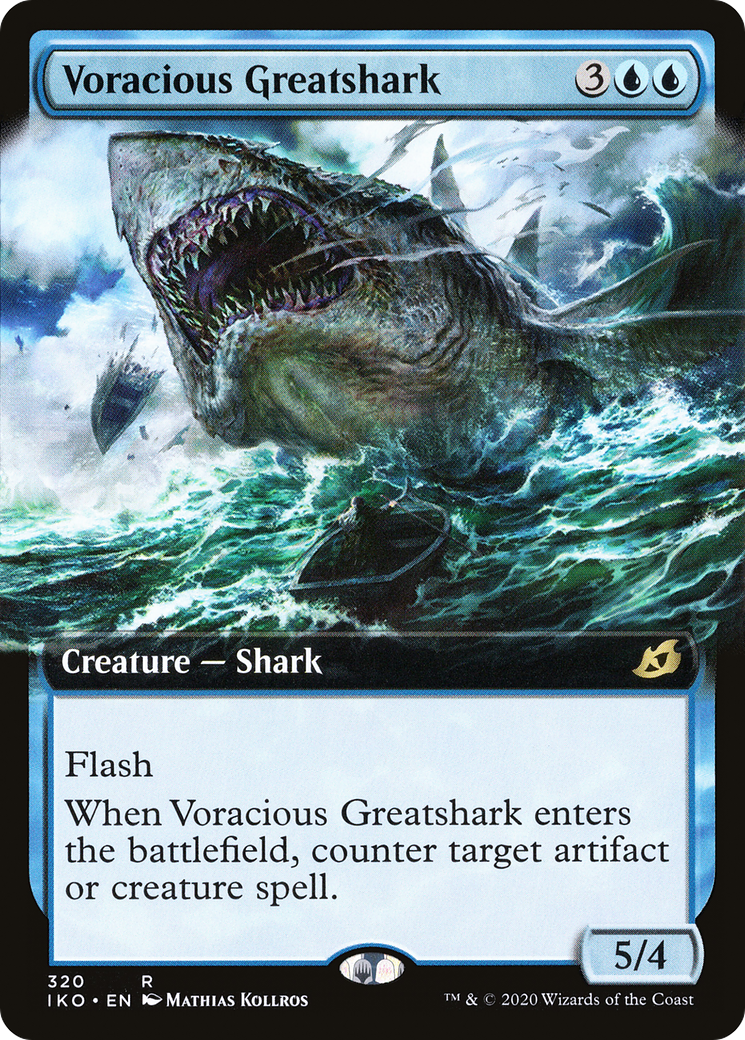 Voracious Greatshark (IKO-320) (Extended Art) [Ikoria: Lair of Behemoths]