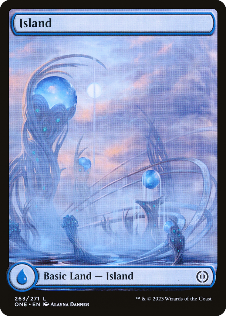 Island (ONE-263) [Phyrexia: All Will Be One] Foil
