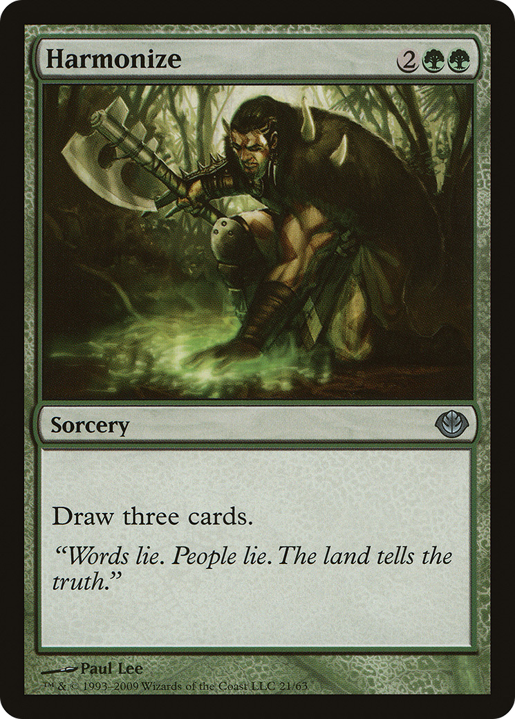 Harmonize (DDD-021) [Duel Decks: Garruk vs. Liliana]