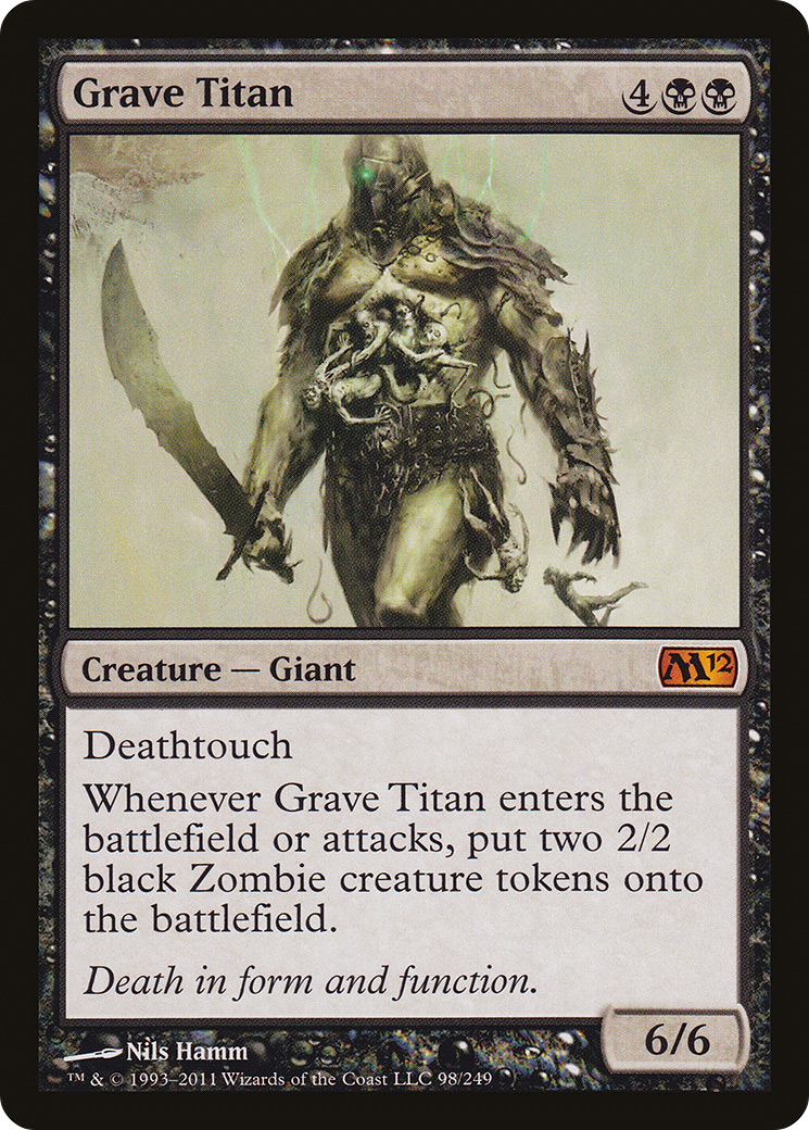 Grave Titan (M12-098) [Magic 2012] Foil