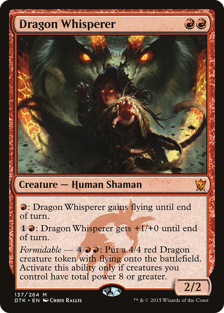Dragon Whisperer (DTK-137) [Dragons of Tarkir]